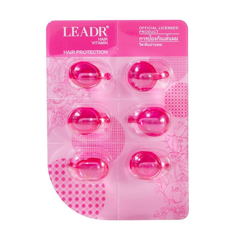 LEADR Hair Oil Capsules - Smooths Hair, Reduces Frizz, Leave-in Hair Oil Capsules